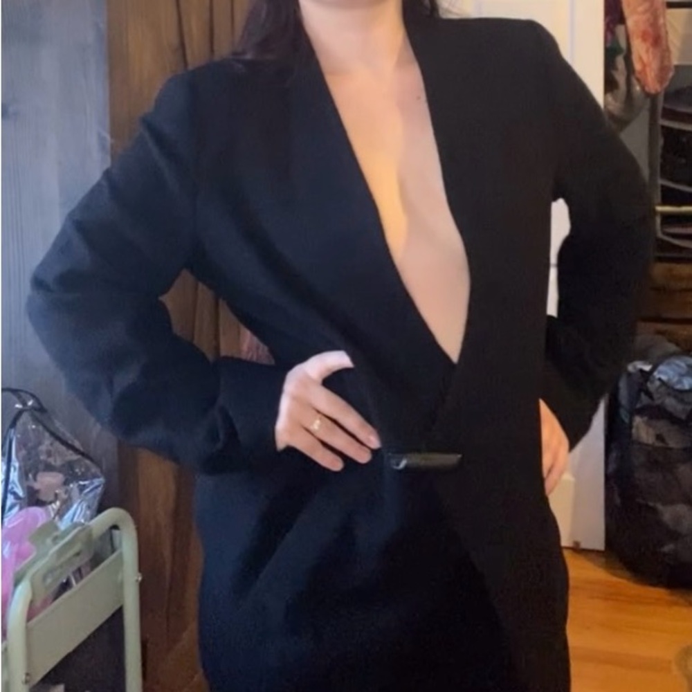 Armani Collezioni Black Pant Suit